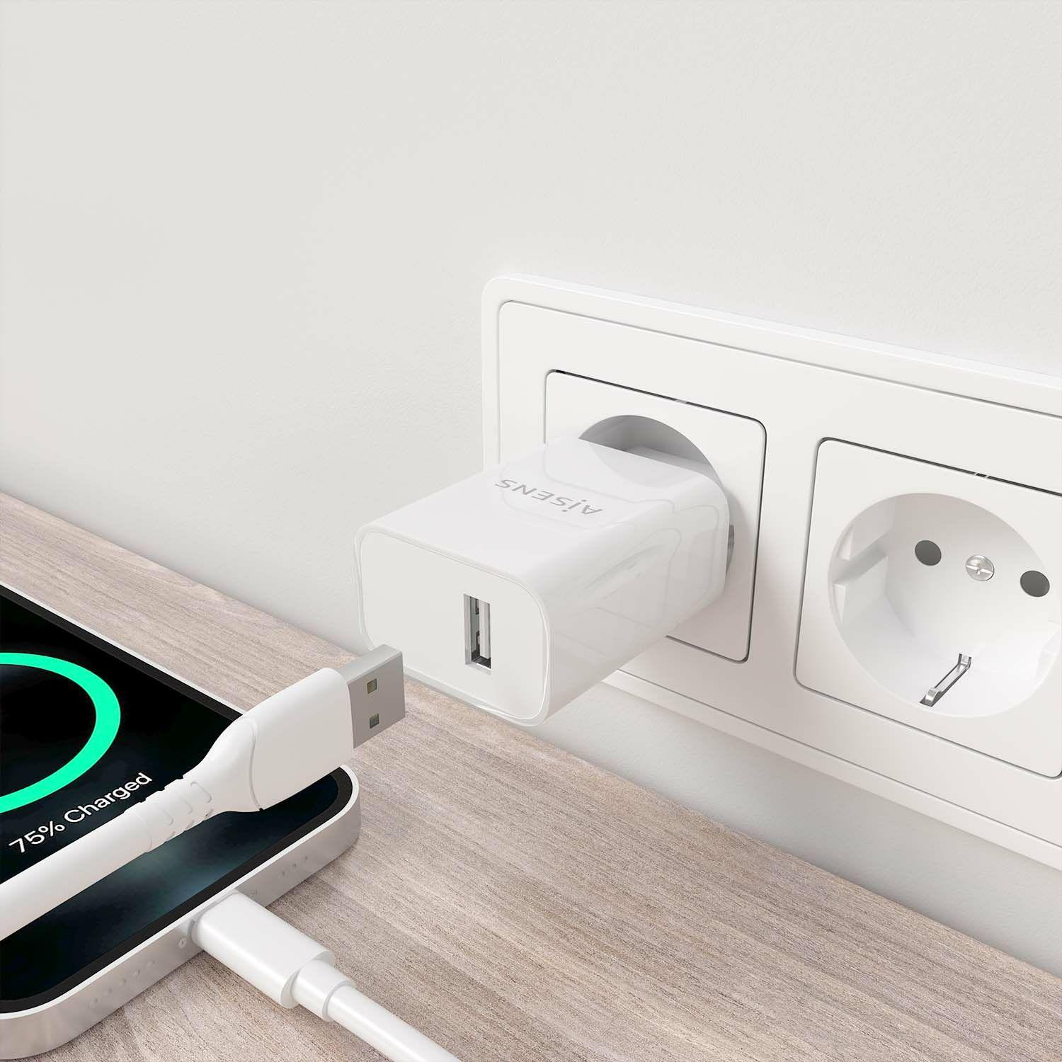 Carregador de Parede USB AISENS A110-0853 (10,5 W - Branco) — miniatura 5
