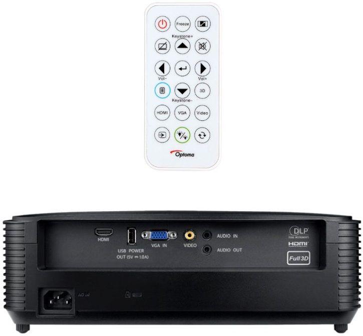 Projetor OPTOMA S336 (SVGA - 705,6-7731,8 mm - 4000 ANSI lumens - Preto), miniatura 4