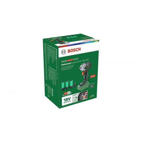 Aparafusadora de Impacto BOSCH UniversalImpactDrive 18V-350 (Verde), miniatura 3
