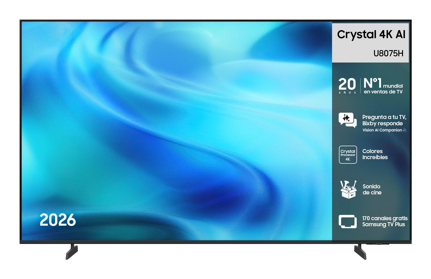 Televisão SAMSUNG TV U8075H TU85U8075HUXXC (85" - LED - 4K Ultra HD - Preto)