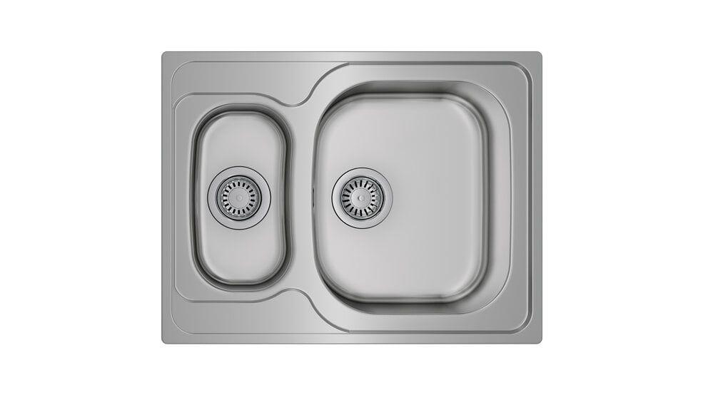 Lava-loiça TEKA Universe 60TPX 1½ Cubas (Aço inoxidável - Prateado)