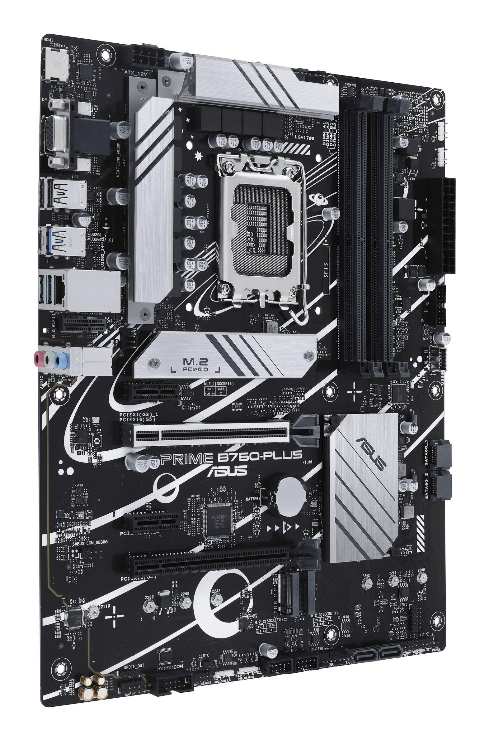 Motherboard ASUS PRIME B760-PLUS (LGA 1700 - ATX - Duplo canal) — miniatura 3