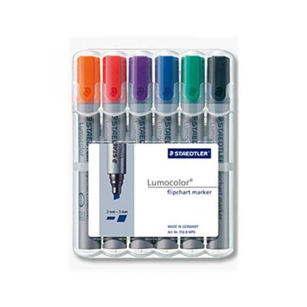 Marcadores para Flipchart STAEDTLER Lumocolor 356 B WP6 (Polipropileno - Sortido), miniatura 2