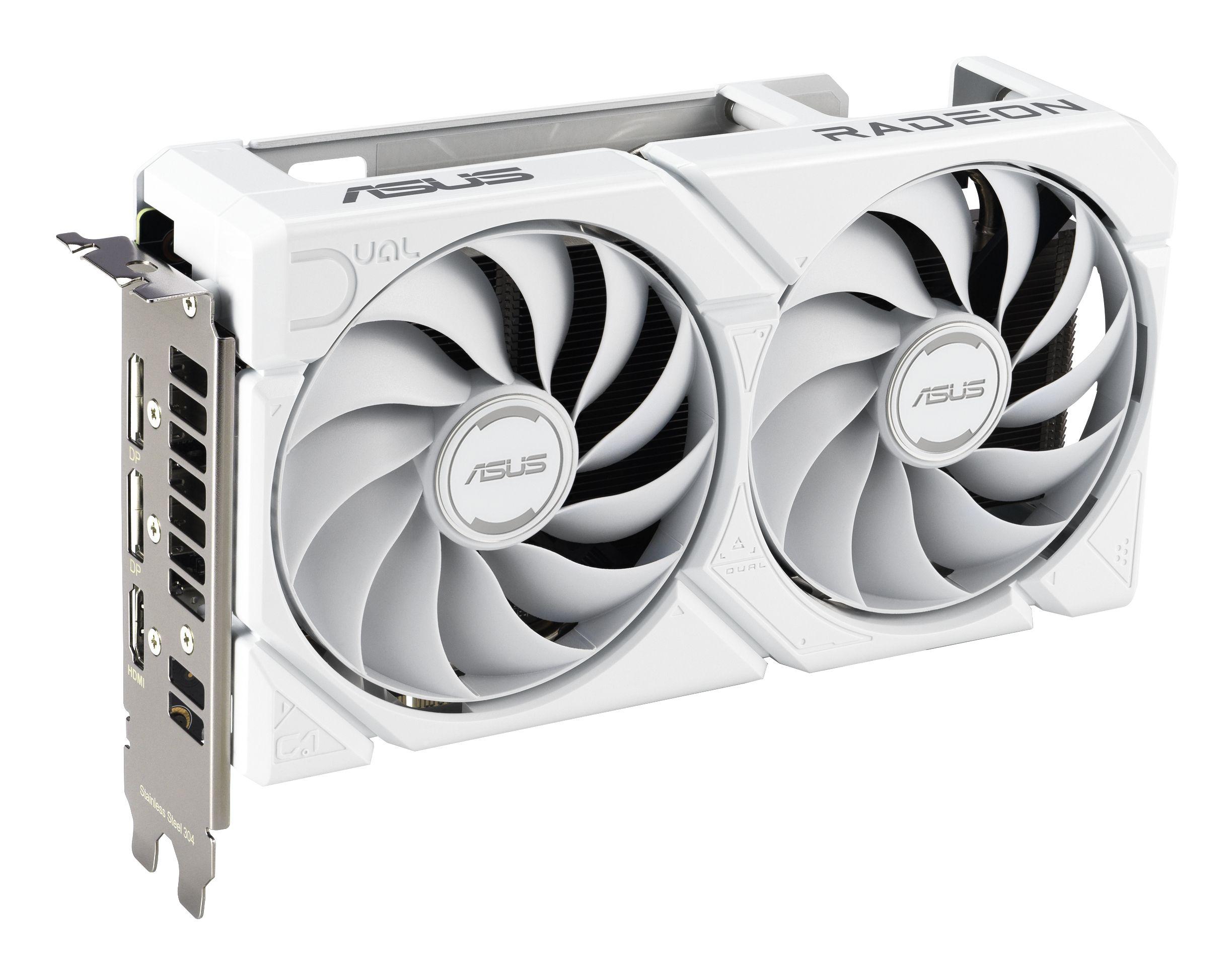 Placa Gráfica ASUS Dual Radeon RX 9060 XT (Radeon RX 9060 XT - 20 Gbps - 16 GB - Branco) — miniatura 2