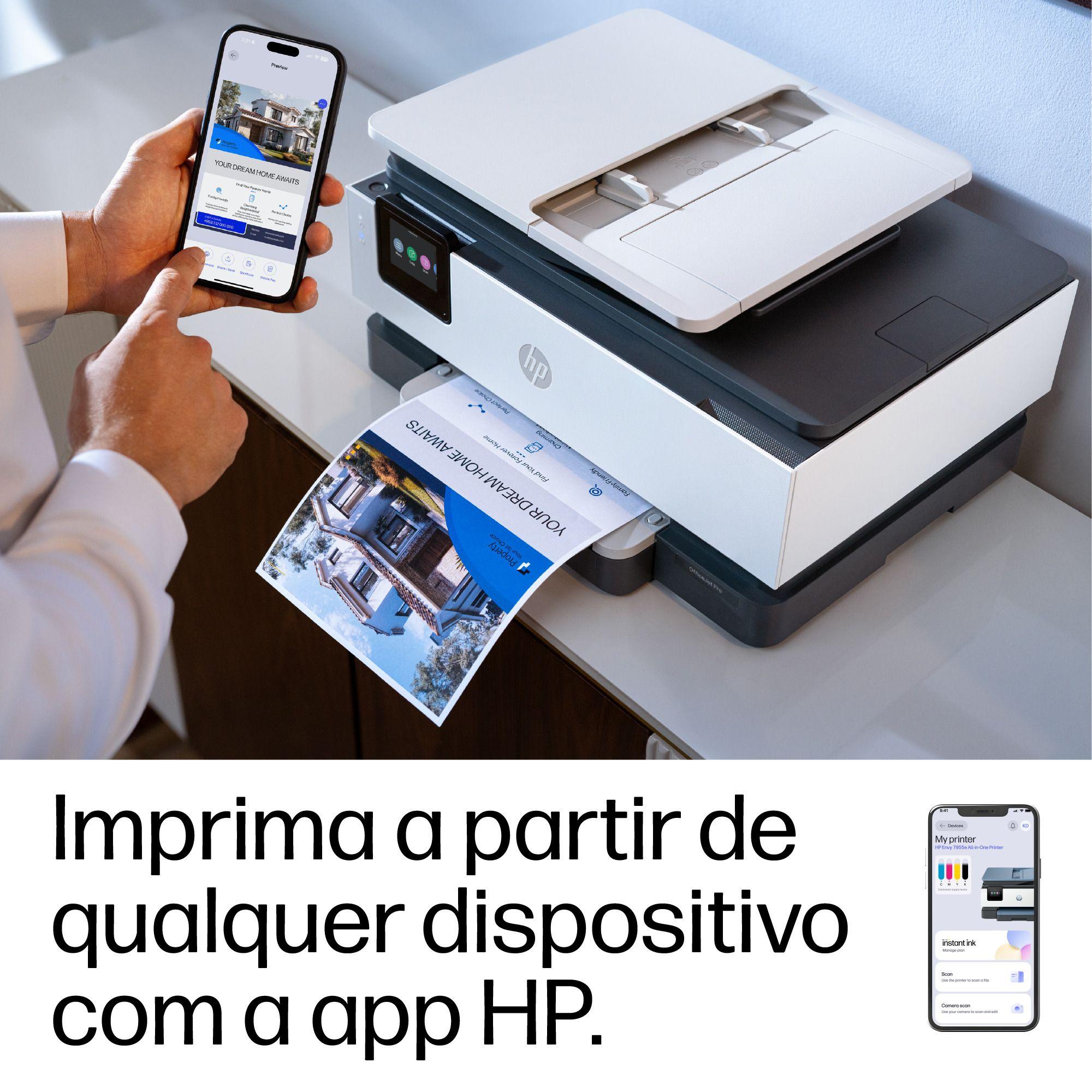 Impressora Multifunções HP OfficeJet Pro 8135e (A4 - Impressão a cores - 225 folhas - Azul), miniatura 15