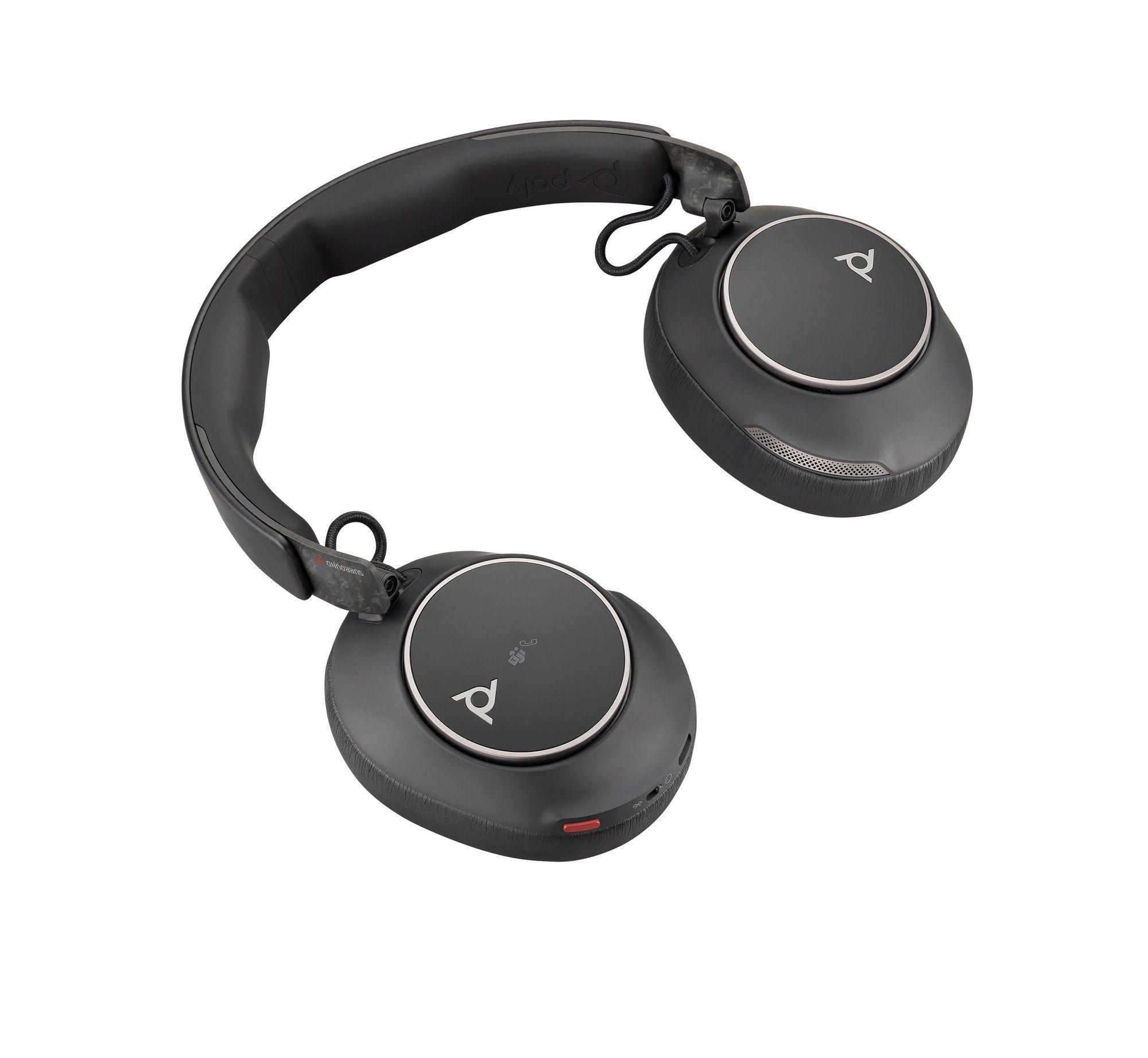 Headset HP POLY Voyager Surround 80 UC (Binaural - Sem fios - Supra-aural - Preto) — miniatura 8