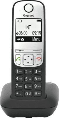 Telefone Sem Fios GIGASET A690 (14 h - Preto) S30852-H2810-B101