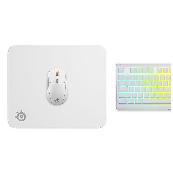 Tapete de Rato Gaming STEELSERIES 63461 (Microfibra, borracha - Branco) — miniatura 4