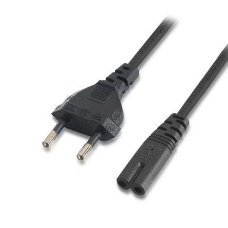 Cabo de Alimentação AISENS A132-0173 (1,5 m - Acoplador C7 - CEE7/7 - Preto), miniatura 3