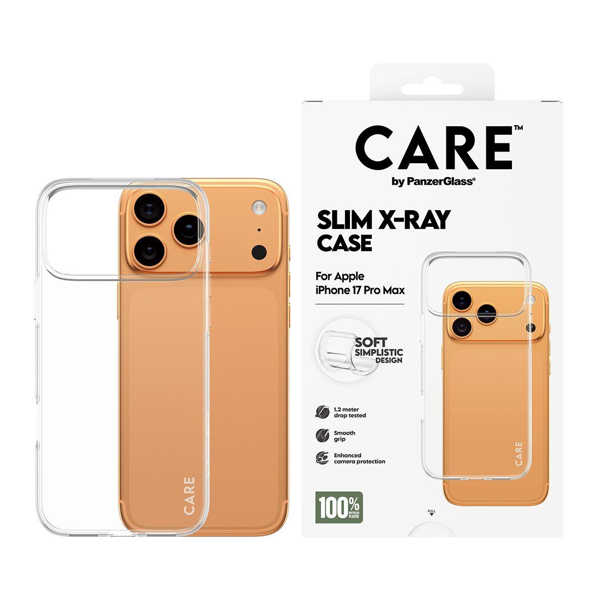 Capa para Telemóvel PANZERGLASS CARE X-Ray Soft Basic iPhone 17 Pro Max (Apple - Transparente), miniatura 2