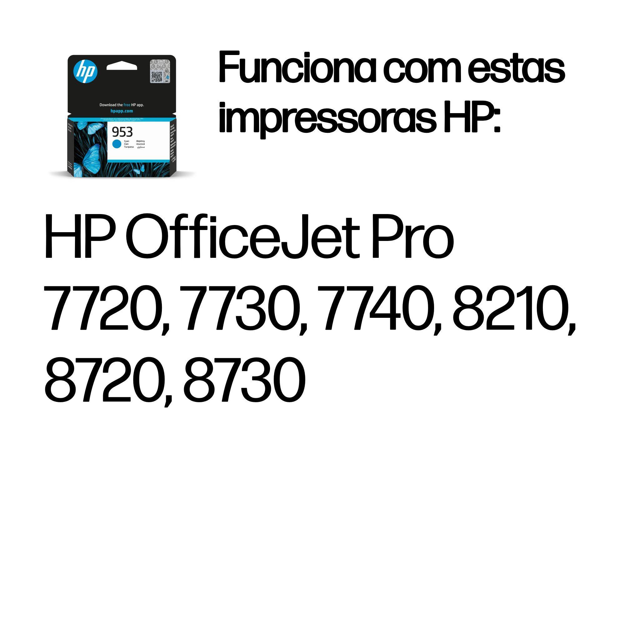 Tinteiro HP 953 (630 páginas - Ciano), miniatura 2
