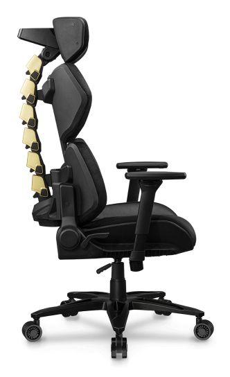 Cadeira Gaming COUGAR Terminator Elite Gold (135 kg - 90-150° - Preto, Dourado - Preto e Dourado), miniatura 3
