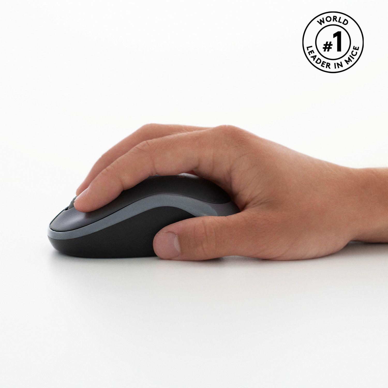 Conjunto Teclado e Rato LOGITECH MK270 (Estados Unidos - Tamanho completo - RF Wireless - Preto) — miniatura 3