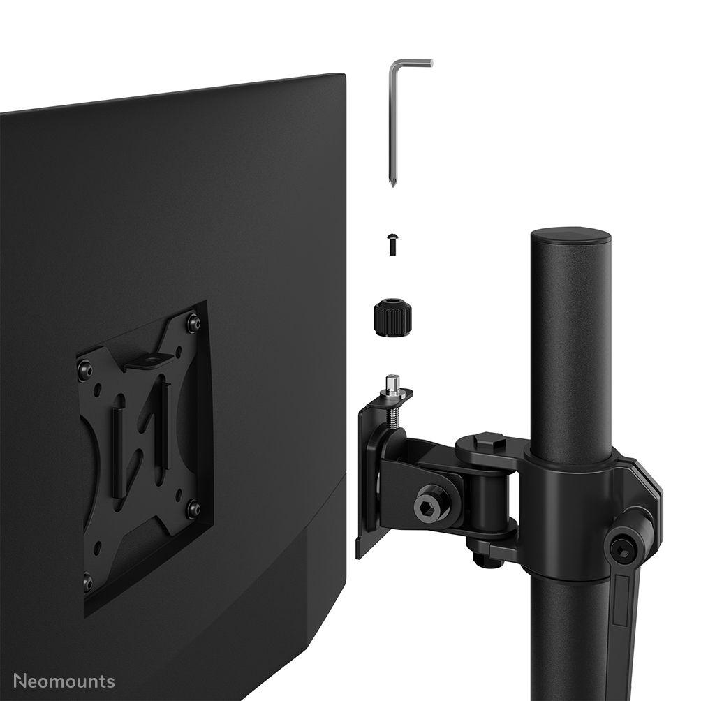 Suporte de Secretária para 2 Monitores NEOMOUNTS DS45-600BL2V (10–32″ - 9 kg por monitor - Preto), miniatura 6