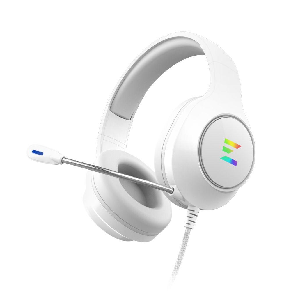 Headset Gaming ZALMAN ZM-HPS310 WH (Auscultadores - Com fios - 5 cm - Branco)