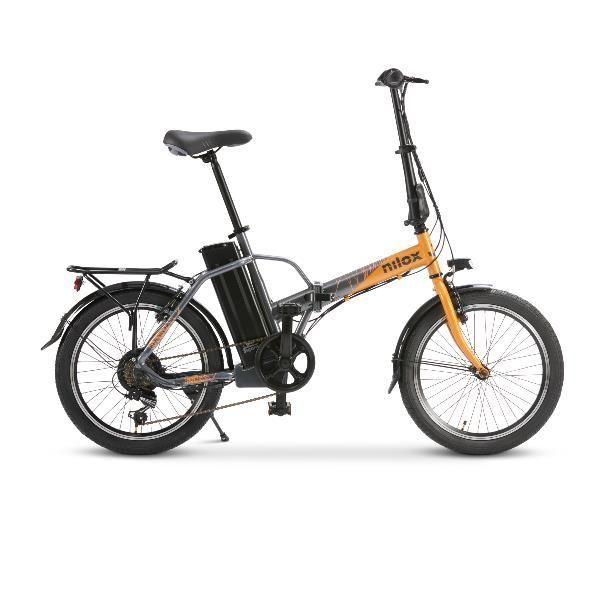 Bicicleta Elétrica NILOX J1 Pro (250 W - 20" - Preto e Laranja) — miniatura 5