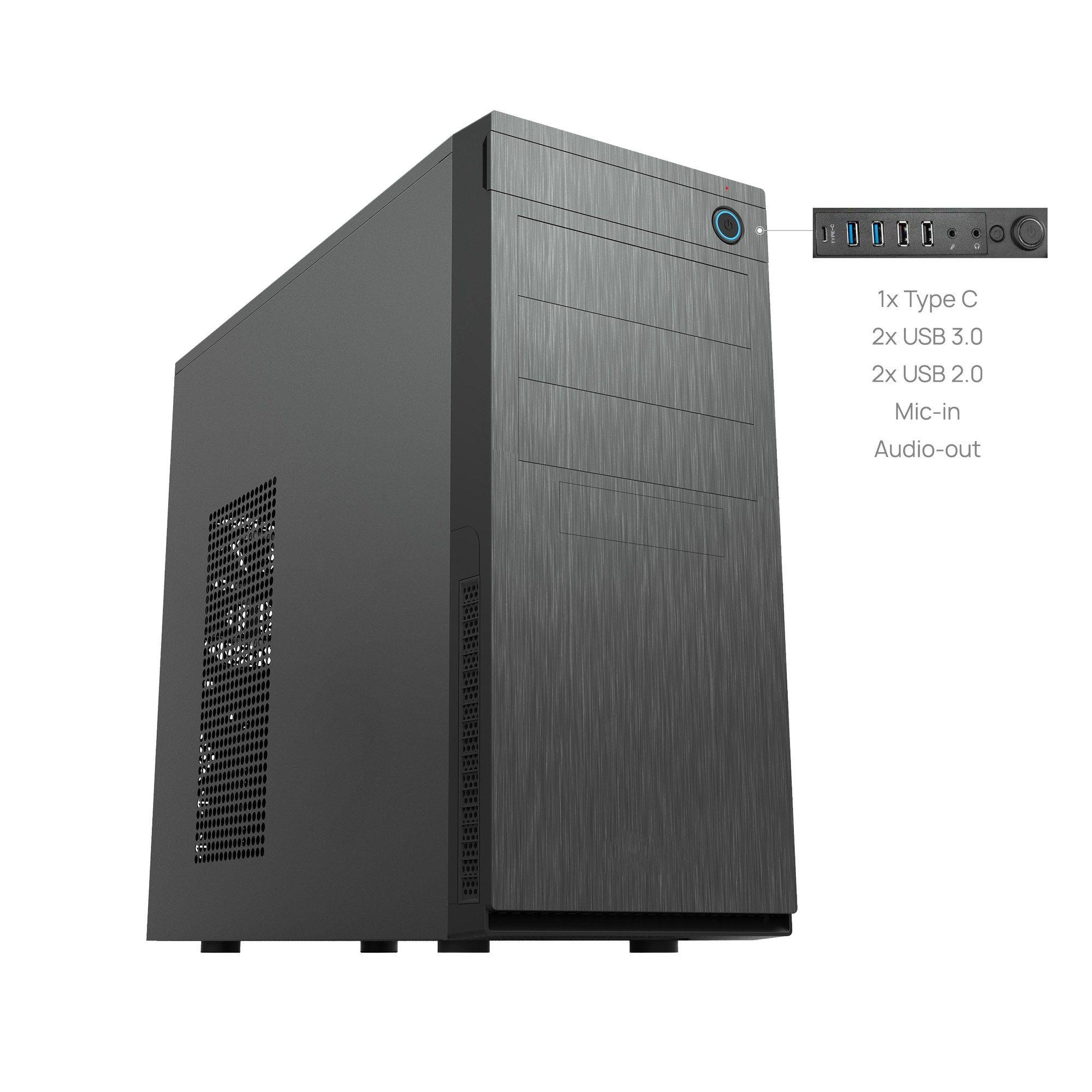 Caixa de Computador CHIEFTEC HC-10B-OP (ATX, Micro ATX, Mini-ITX - Mini Tower - SECC - Preto) — miniatura 2