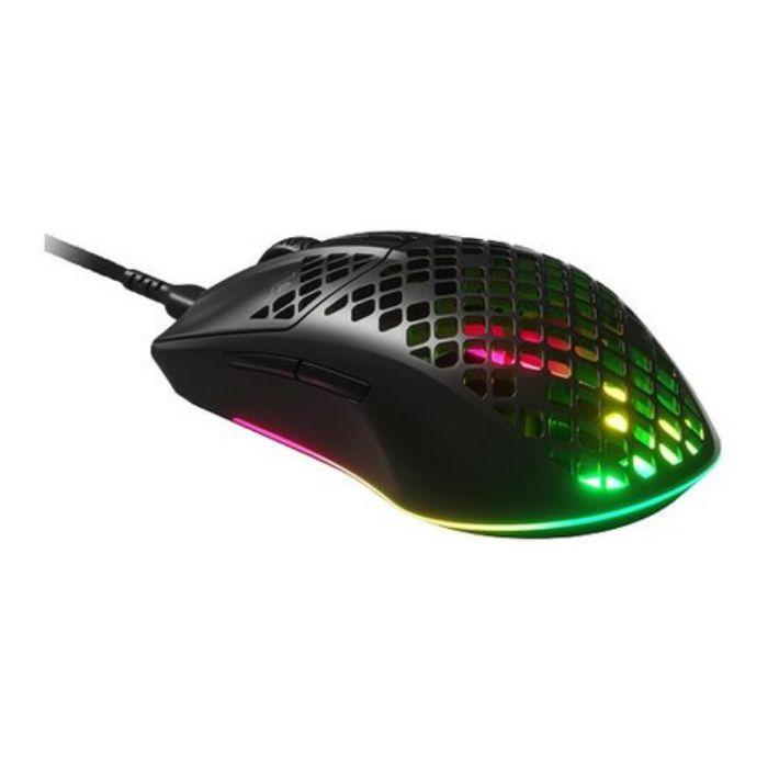 Rato STEELSERIES Aerox 3 (Mão direita - Até 8500 DPI - Ótico - Preto) — miniatura 4