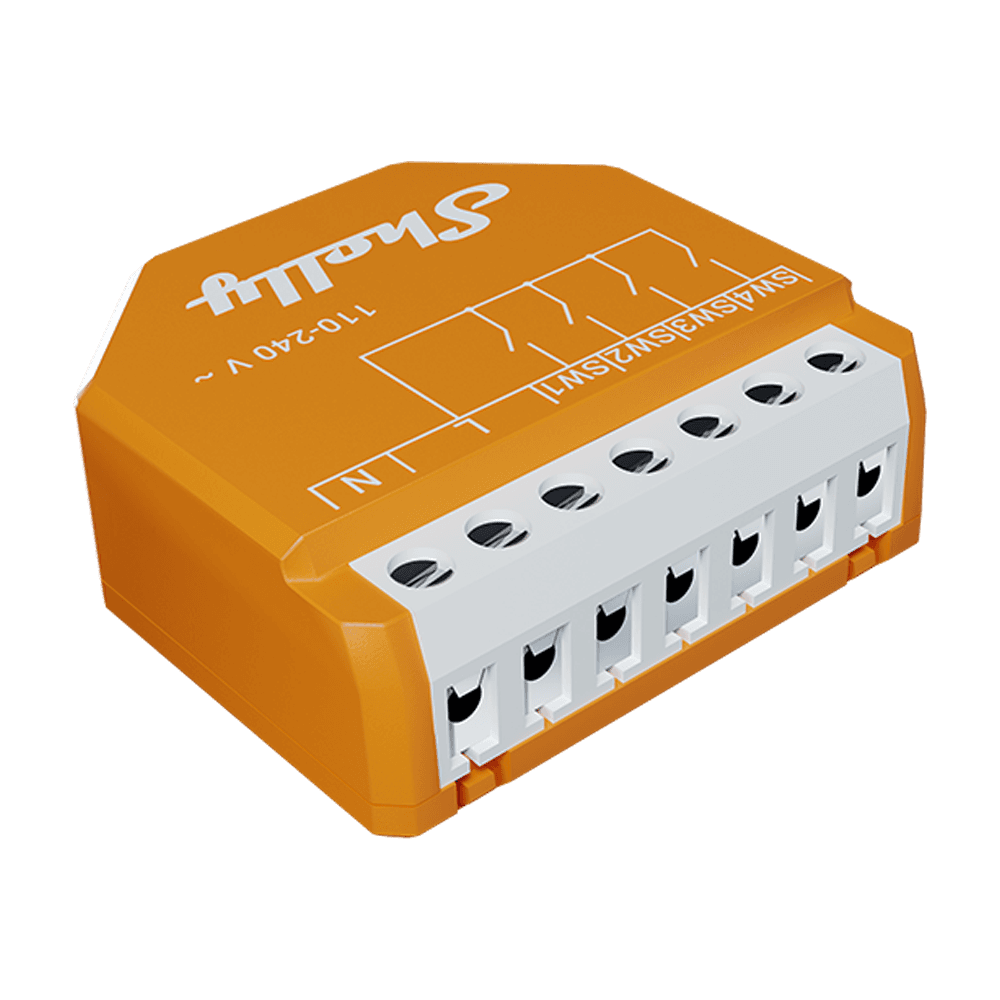 Módulo de Ativação de Cenários SHELLY Wave i4 EU LR (4 Entradas - Z-Wave de Longo Alcance)