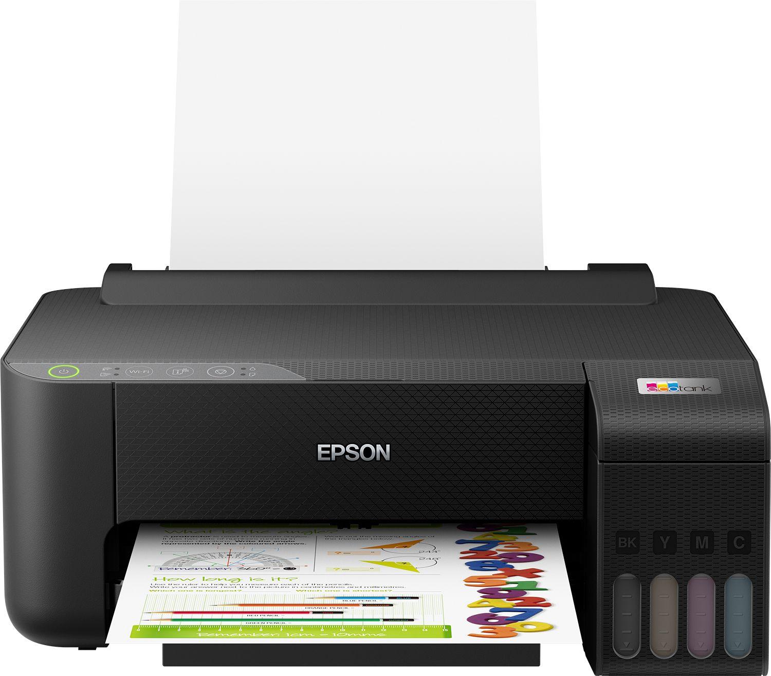 Impressora Jato de Tinta EPSON EcoTank ET-1810 (A4 - 100 folhas - USB, Wi-Fi, Wi-Fi Direct - Preto)
