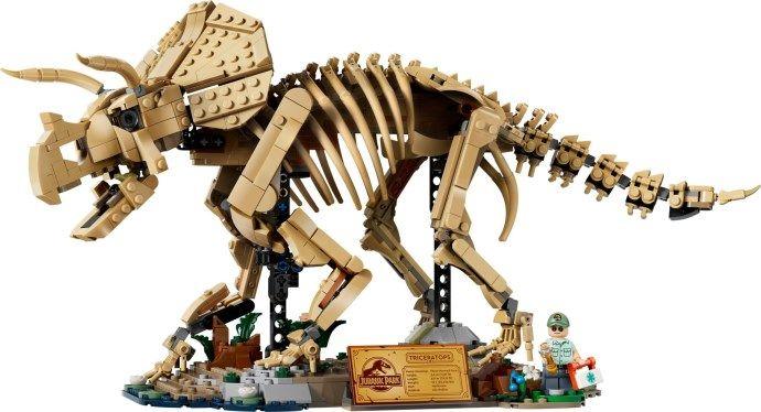 LEGO 77985 Jurassic World Fósseis de Dinossauros: Triceratops (18+ anos - 1154 peças), miniatura 2