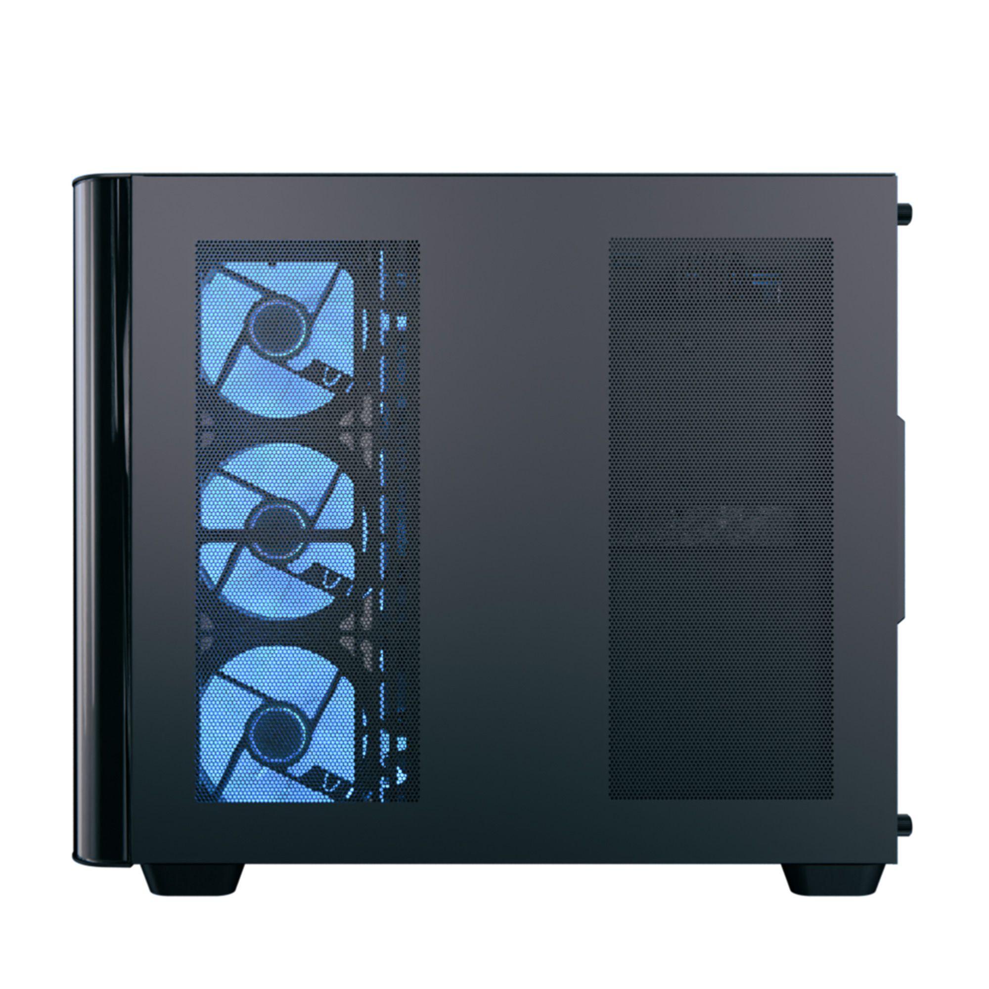 Caixa ATX AEROCOOL P500C-G-BK-v1 (ATX, micro ATX, Mini-ITX - Midi Tower - SPCC, vidro temperado - Preto), miniatura 2