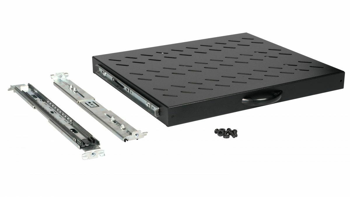 Prateleira Deslizante para Rack EQUIP EZVS-19-1-60-B (19" - 1U - 60 cm - Preto), miniatura 2