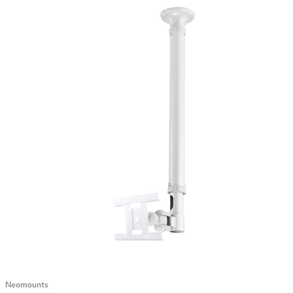Suporte de Teto para TV NEOMOUNTS FPMA-C100WHITE (200 x 100 mm - 75 x 75 mm - 76,2 cm - Branco), miniatura 2
