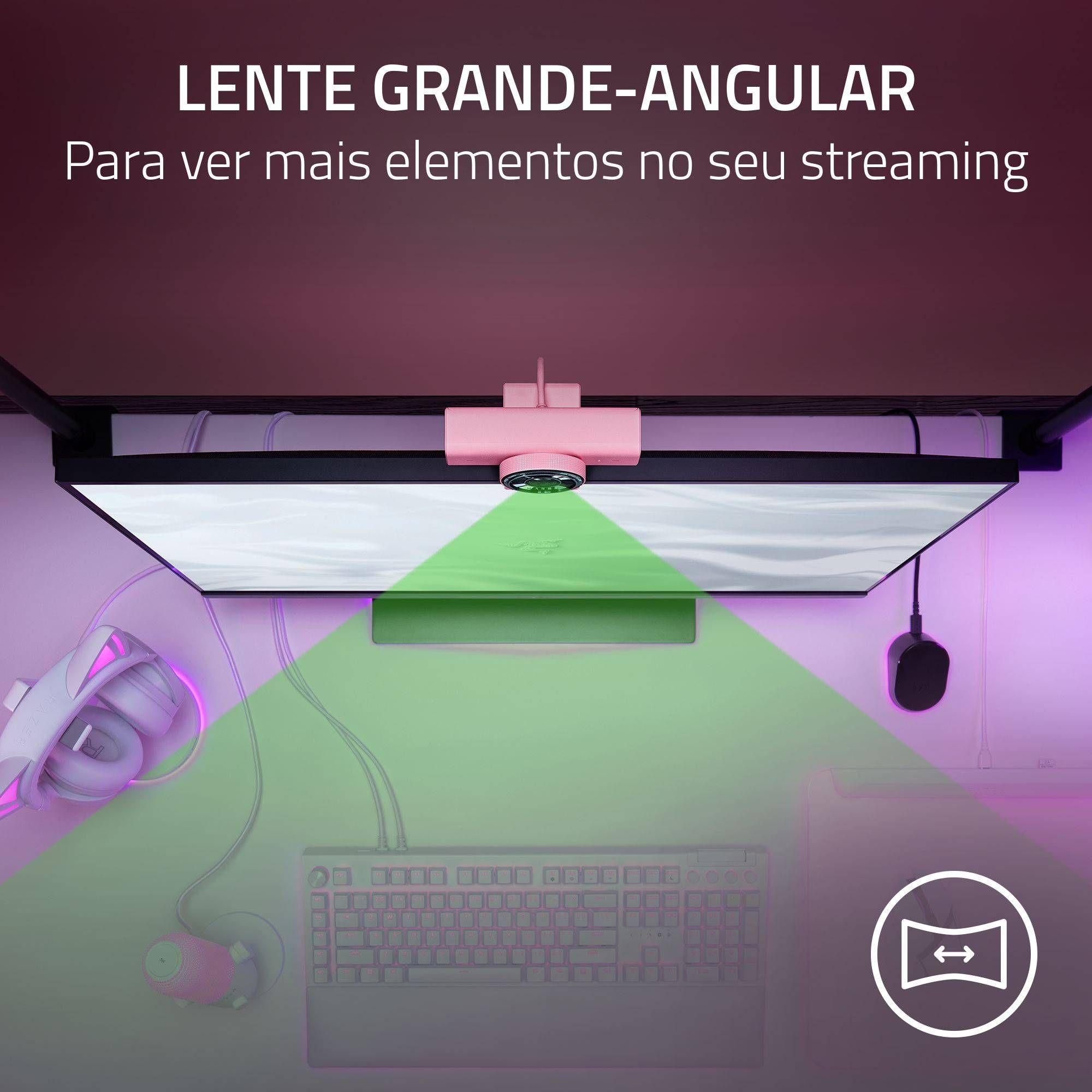 Webcam RAZER Kiyo V2 X (Quad HD - 60 fps - 2560 x 1440 pixels - Rosa), miniatura 6