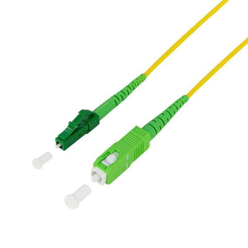 Cabo de Fibra Óptica LOGILINK FPSLS00 (SC/APC para LC/APC - 0,5 m - Amarelo)