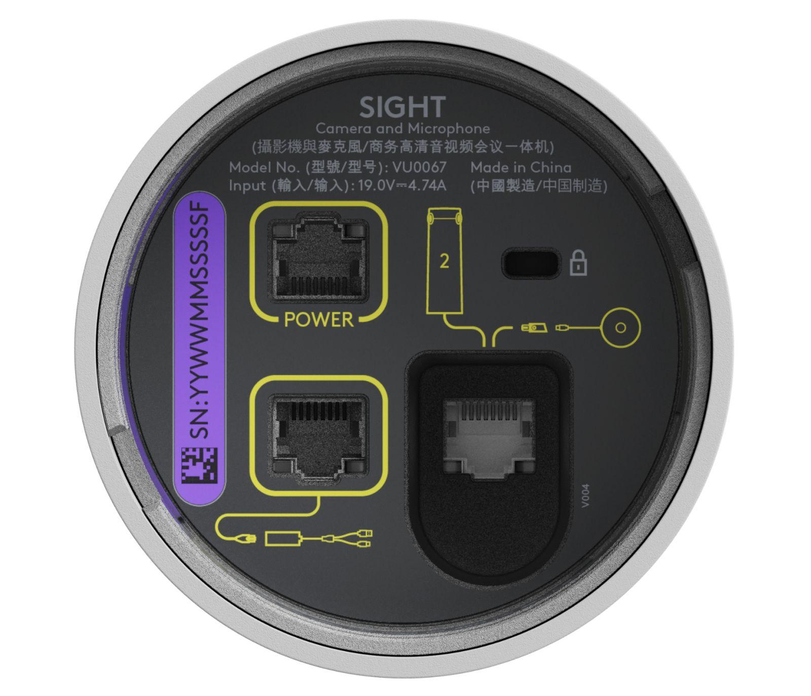 Sistema de Videoconferência LOGITECH Sight (Windows 10, Windows 11 - PoE - Branco) — miniatura 5