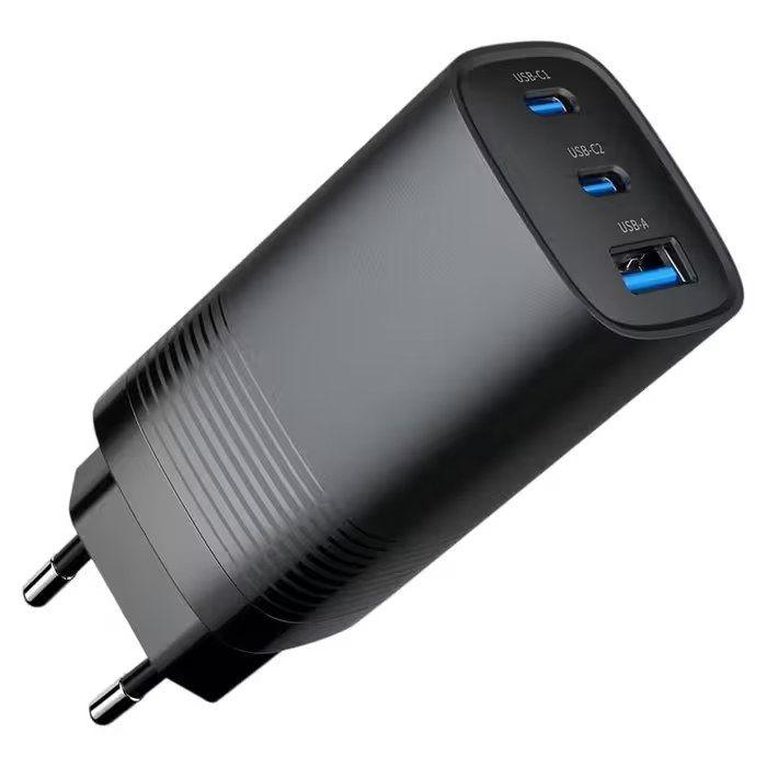 Carregador de Parede USB GEMBIRD TA-UC-PDQC65-01-BK (65 W - 360 W - GaN - Preto), miniatura 4