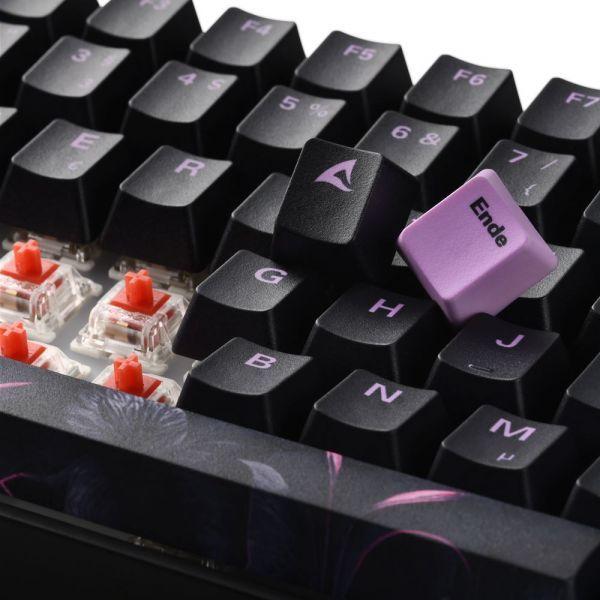 Teclado SHARKOON SKILLER SGK50 S3 Design Bundle D2 (Internacional - Mecânico - 75% - Preto/Roxo) — miniatura 4