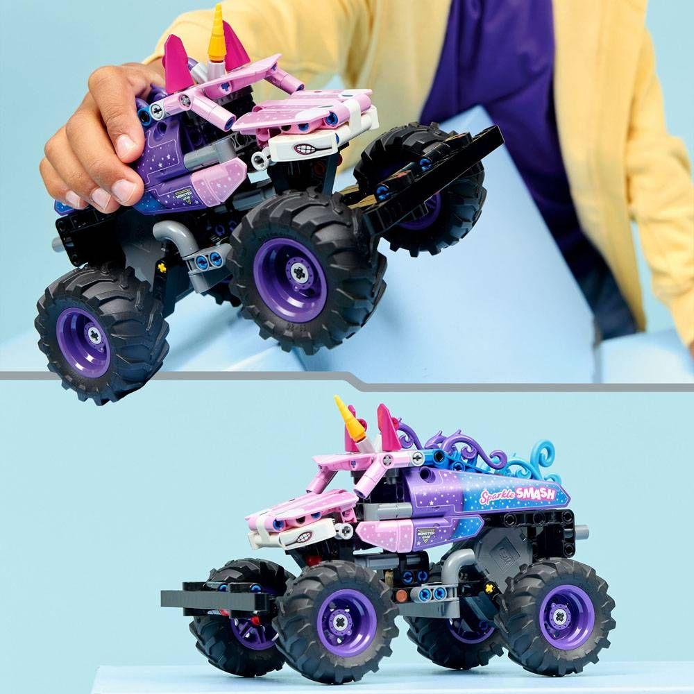 LEGO 42220 Technic Pull-back Monster Jam™ Sparkle Smash™ (7+ anos - 243 peças), miniatura 5