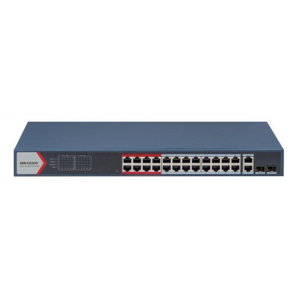Switch PoE Gerível HIKVISION DS-3E1326P-EI(B) (Fast Ethernet - 4 MB - 14,8 Gbit/s - Azul) — miniatura 3
