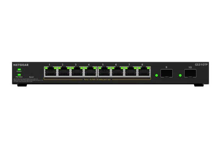 Switch NETGEAR GS310TPv2 (Gigabit Ethernet - 10/100/1000 Mbit/s - 20 Gbit/s - Preto) — miniatura 2