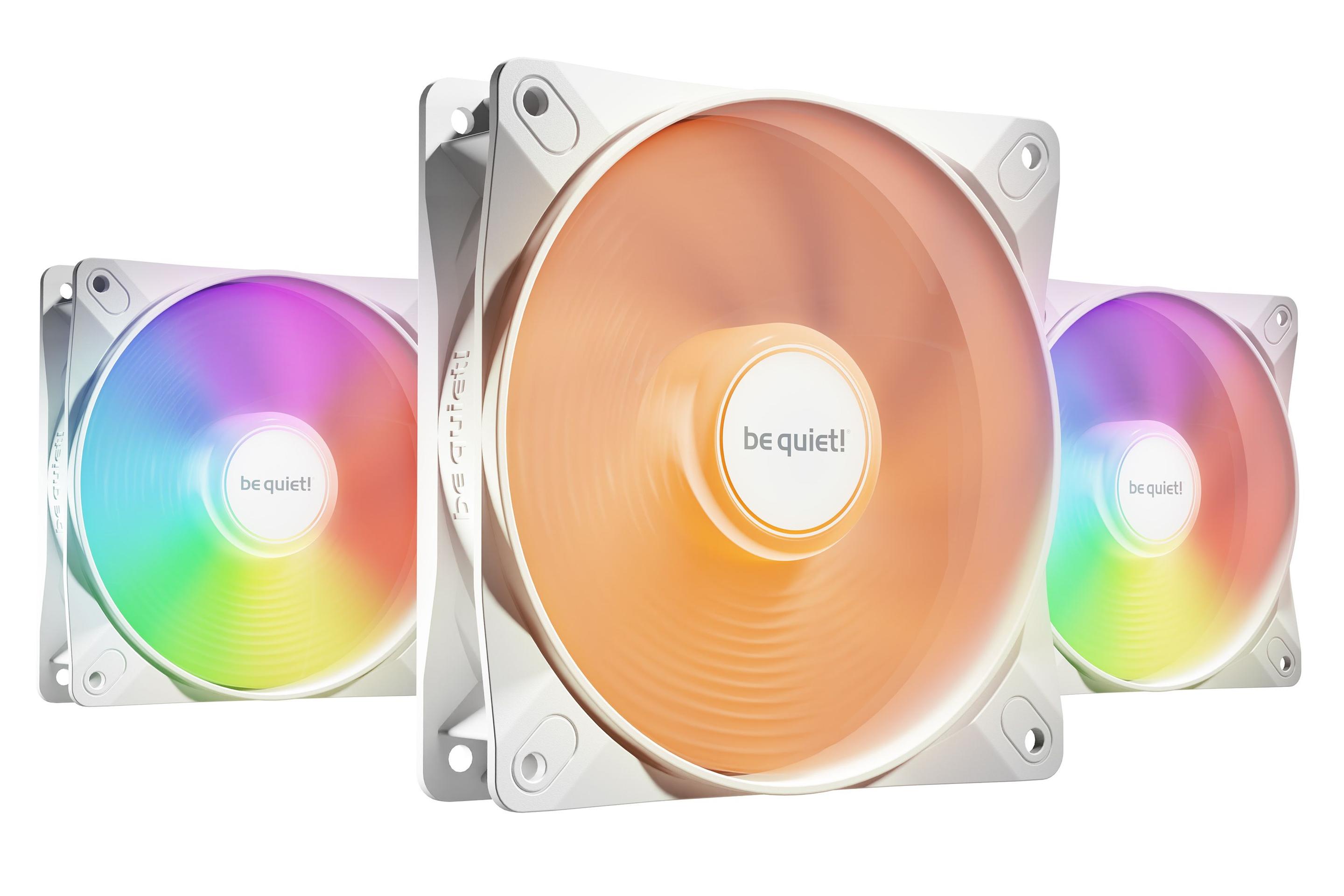 Conjunto de Ventoinhas BE QUIET! Light Wings LX 120mm PWM High Speed (5,4 W - Branco)