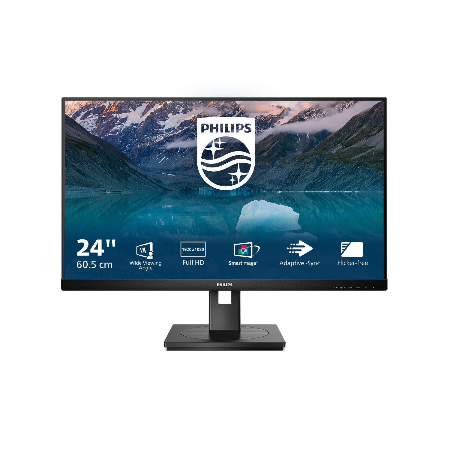 Monitor PHILIPS 242S9JML/00 (23,8" - VA - 75 Hz - Preto) — miniatura 2