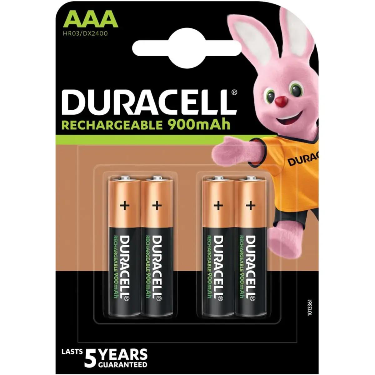 Pilhas Recarregáveis DURACELL HR03-A (AAA - 900 mAh - 1,2 V) — miniatura 3