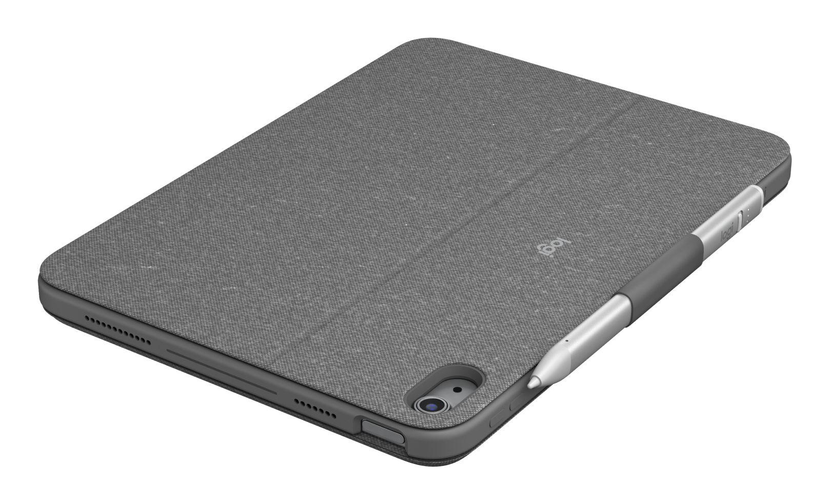 Teclado LOGITECH Combo Touch para iPad 10.ª Geração (Espanhol - Smart Connector - Acoplamento - Cinzento Oxford) — miniatura 3