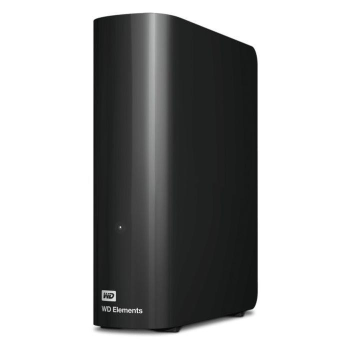 Disco Rígido Externo WESTERN DIGITAL WD Elements Desktop WDBWLG0160HBK-EESN (16 TB - 3,5 polegadas - USB 3.0/2.0 - Preto) — miniatura 2