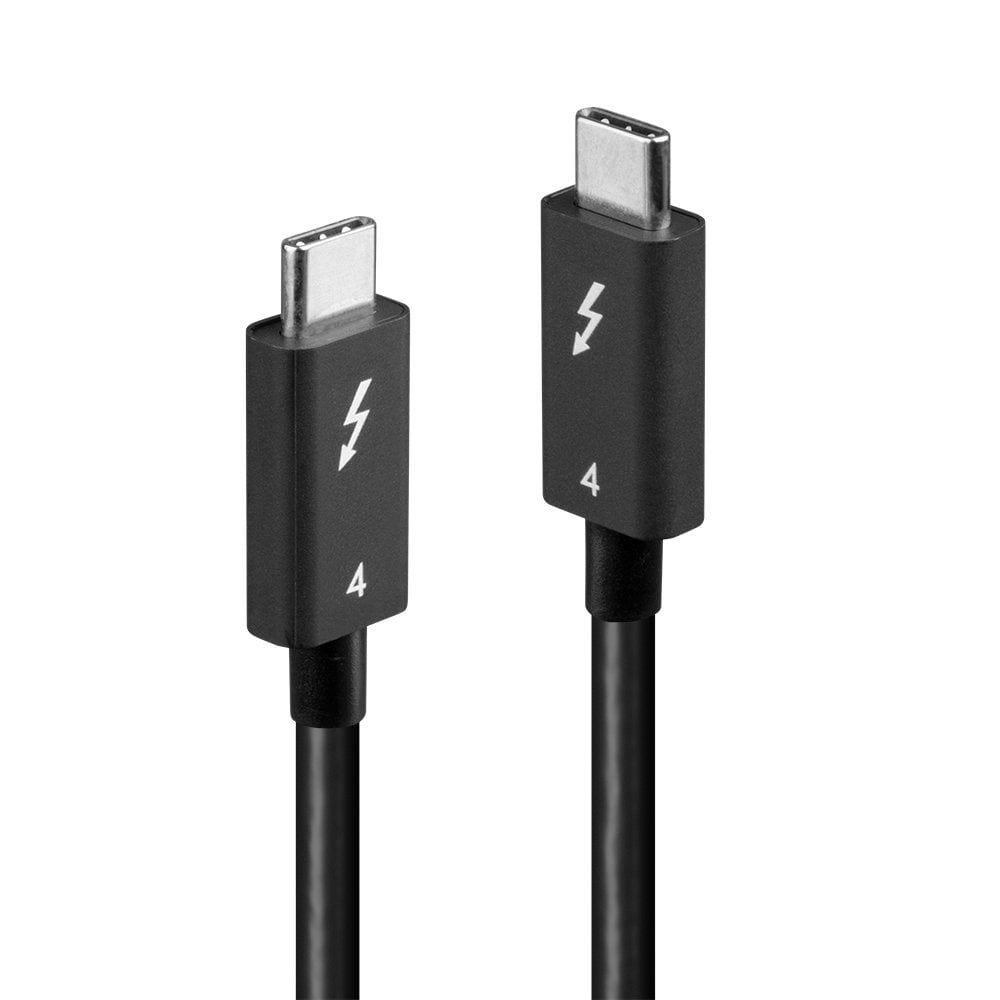 Cabo Thunderbolt 4 LINDY 31120 (1 m - Macho - Preto)