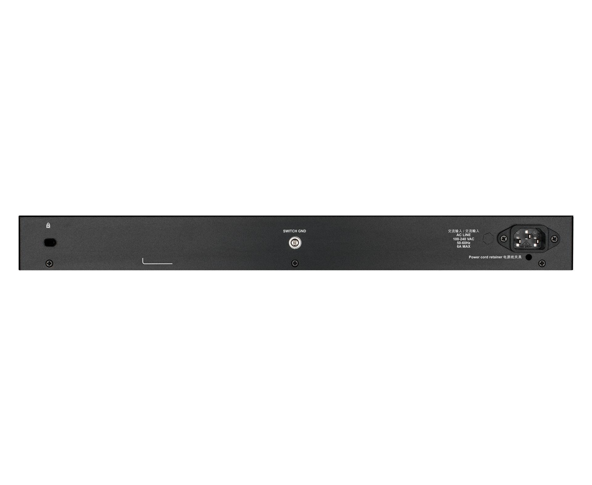 Switch D-LINK DGS-1250-52XMP/E (16 MB - 176 Gbit/s - L3 - Preto) — miniatura 3
