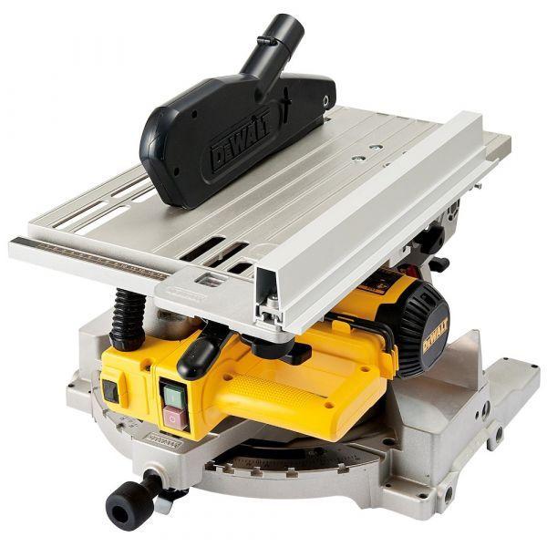 Serra de Esquadria com Mesa Superior DEWALT D27113-QS (1600 W - Corrente alternada - Amarelo)