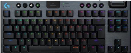 Teclado LOGITECH G915 X Lightspeed TKL (US - GL Tactile - TKL - Preto)