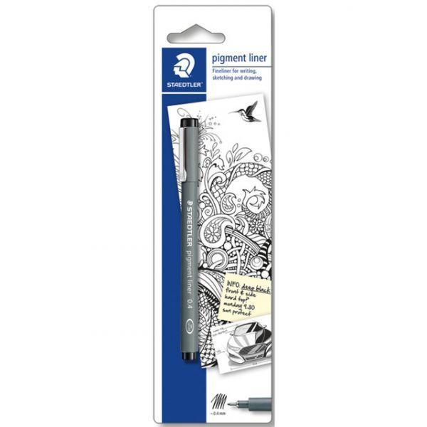 Rotulador Calibrado STAEDTLER Pigment Liner 308 (Polipropileno - Preto), miniatura 2