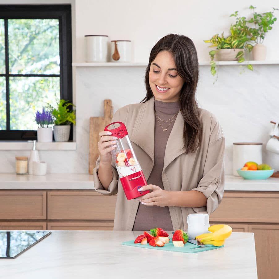 Liquidificadora Portátil NUTRIBULLET NBP003MA (Liquidificador portátil - 0,475 l - Bateria - Magenta e Roxo) — miniatura 5