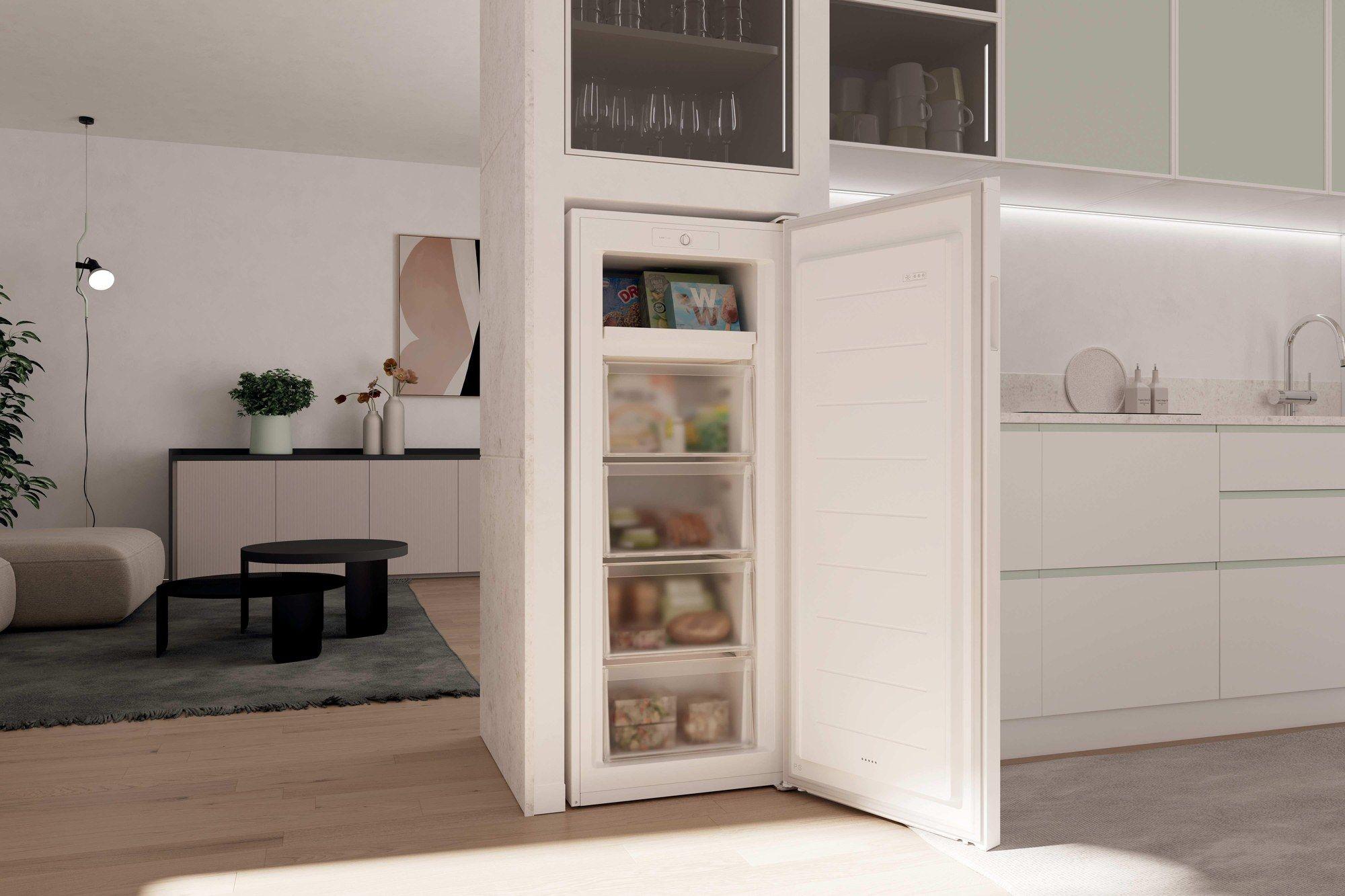 Arca Vertical Independente CANDY CNUQ2L513EW (Altura 138 cm - 138 cm - 55 cm - Branco) — miniatura 9