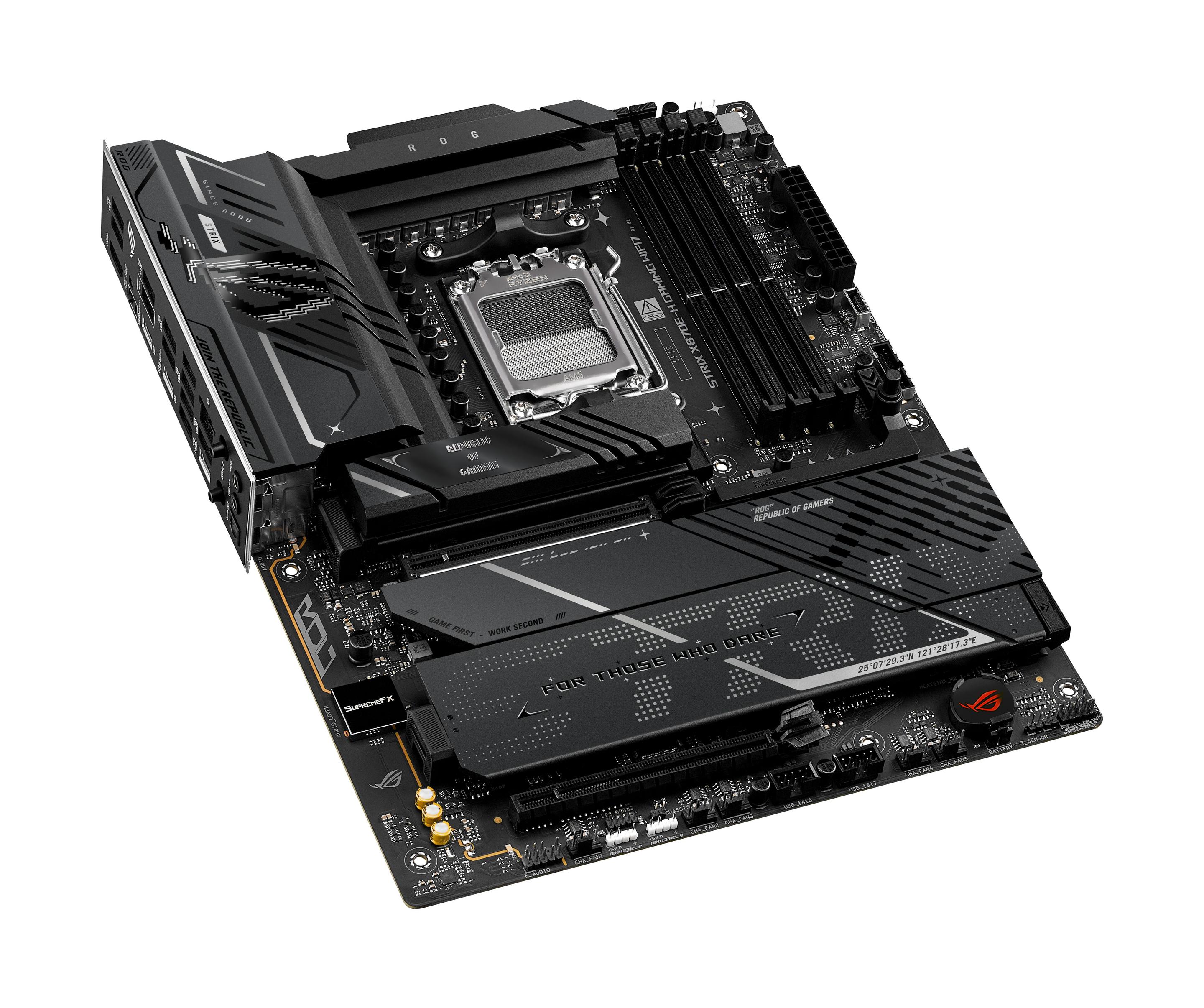 Motherboard ASUS ROG STRIX X870E-H GAMING WIFI7 (AM5 - ATX - Duplo canal - Preto), miniatura 7