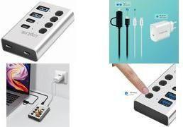 Hub USB LOGILINK UA0446 (4 Portas - USB 3.2 Gen 1)